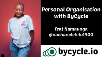 Personal Organisation with ByCycle - Namaunga